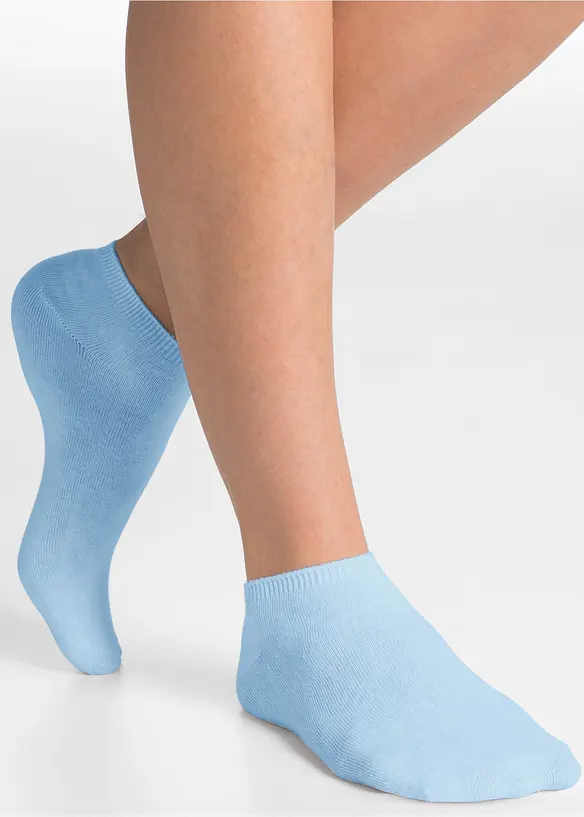 Sneakerssokker med &oslash;kologisk bomull (8-pack), bonprix