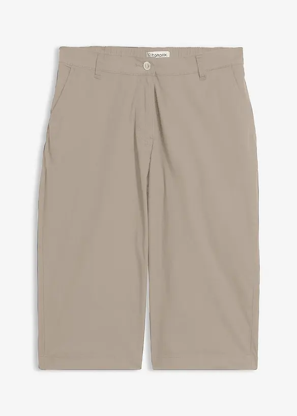 Lang bermudashorts med elastisk linning, bonprix