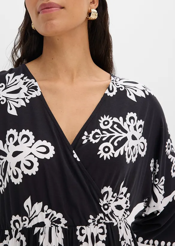Jerseykjole i myk viskosemiks, bonprix