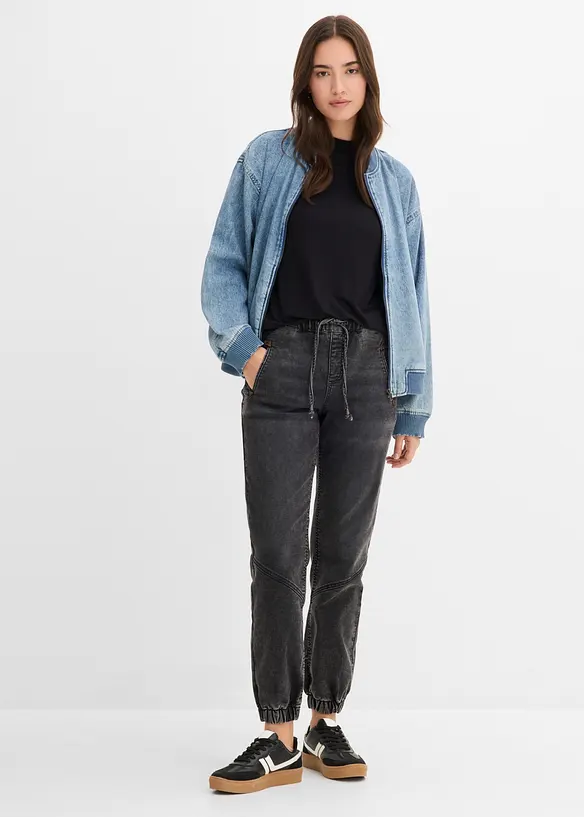 Joggejeans Mid Waist, stretch, bonprix