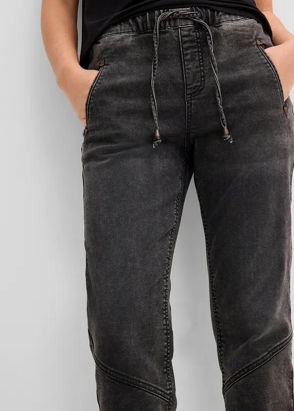 Joggejeans Mid Waist, stretch, bonprix