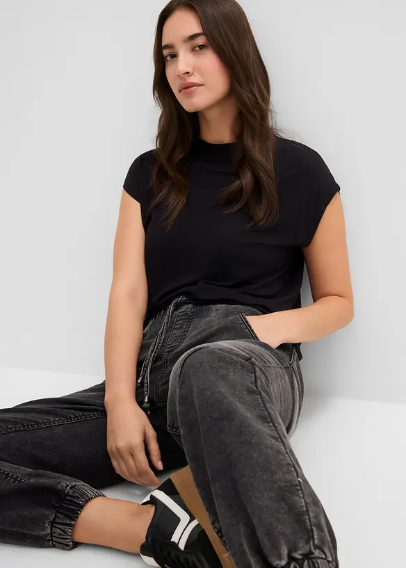 Joggejeans Mid Waist, stretch, bonprix