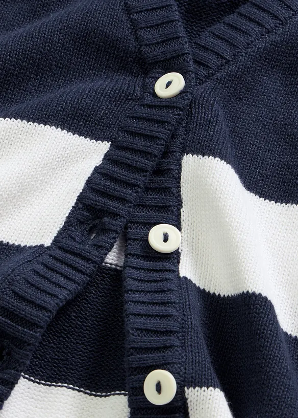 Cardigan med striper, bonprix