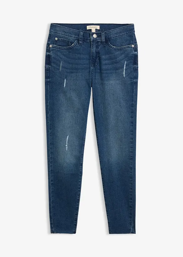 Skinny-jeans, Mid Waist, cropped, bonprix