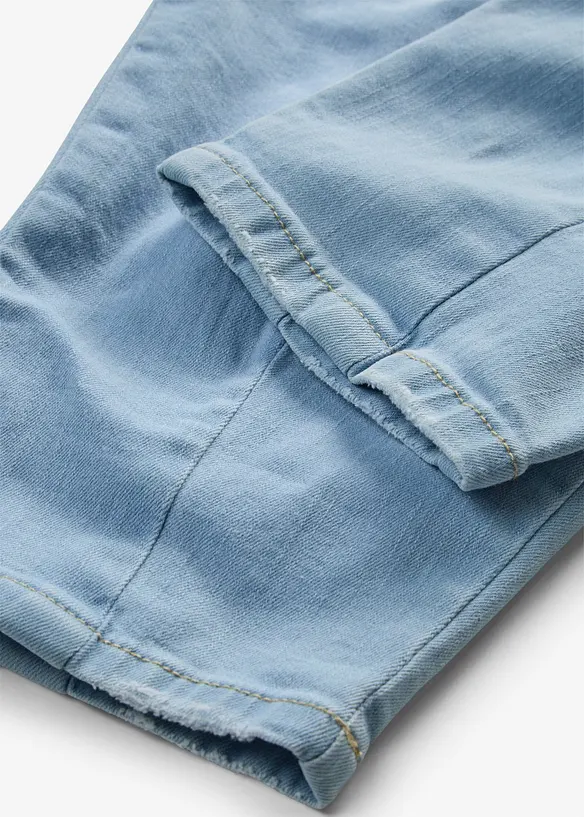 Barrel jeans, High Waist, &oslash;kologisk bomull, bonprix