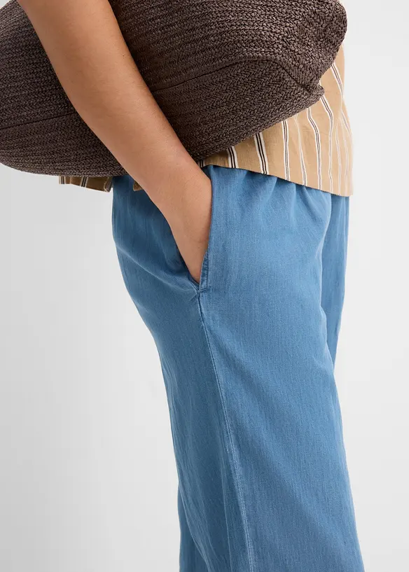 Wide leg-jeans, High Waist, cropped, bonprix