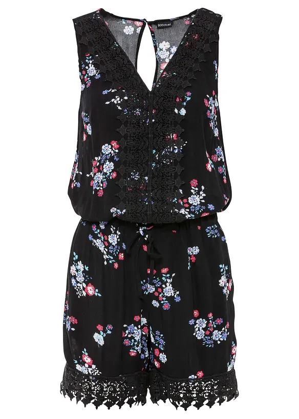 Jumpsuit i viskose, bonprix