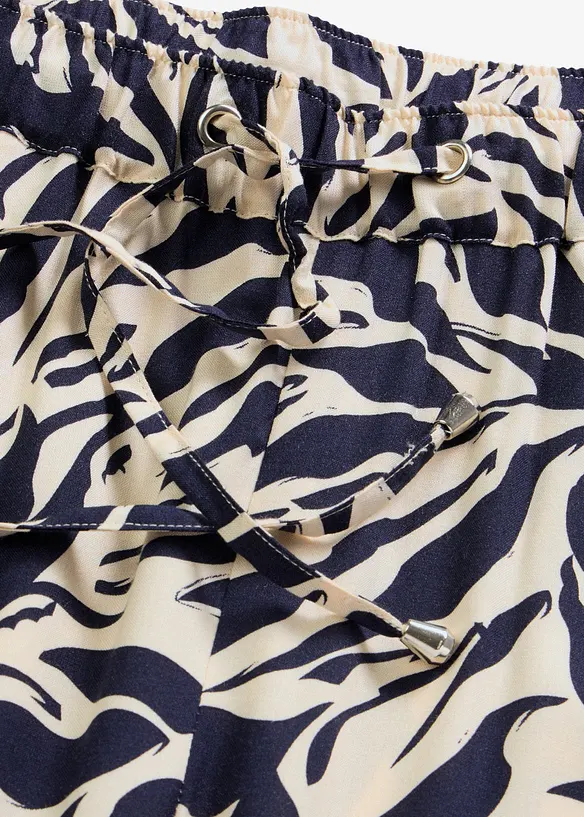 Pull on-bukse i lett viskose, bonprix