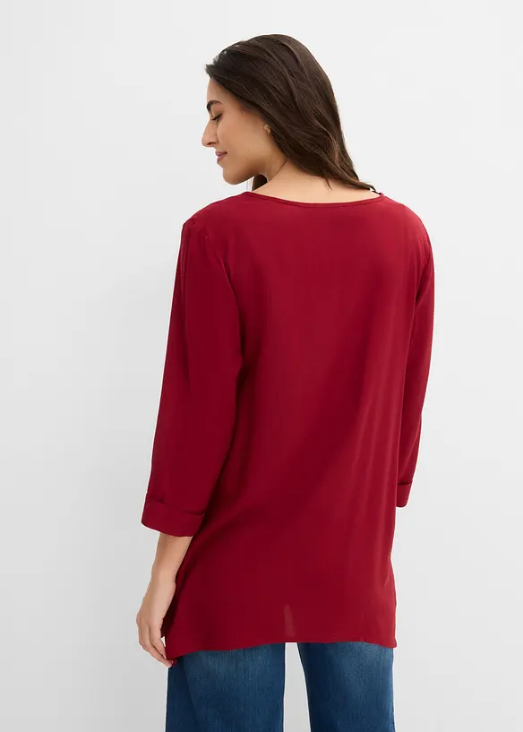 Bluse i 100% viskose, bonprix