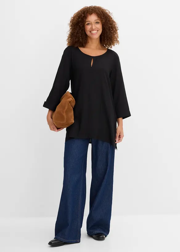 Bluse i 100% viskose, bonprix