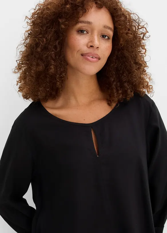 Bluse i 100% viskose, bonprix