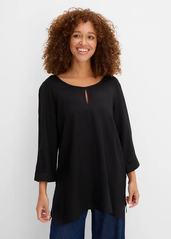 Bluse i 100% viskose, bonprix