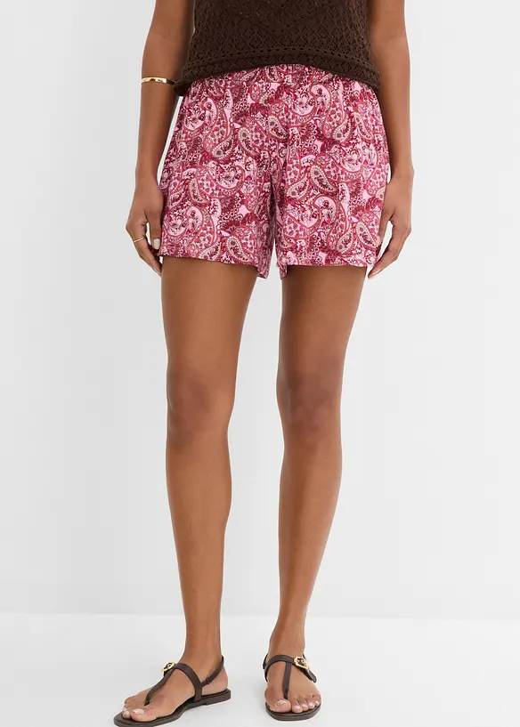 Jerseyshorts i viskose med pent fall, bonprix