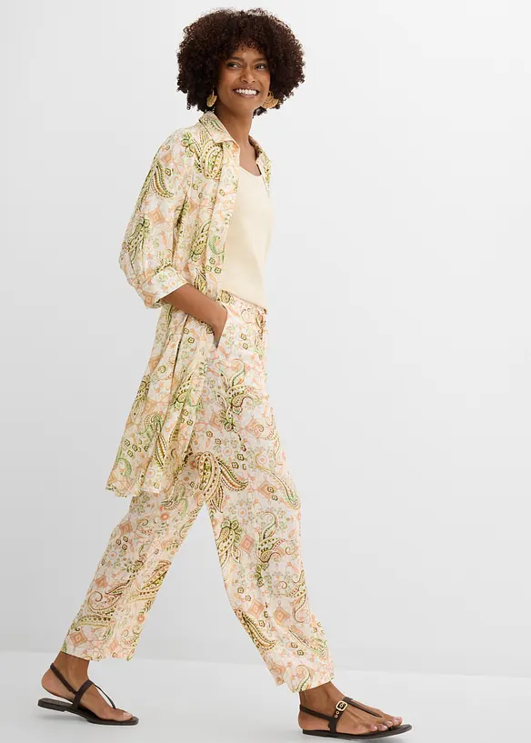 Pull on-bukse med paisleym&oslash;nster, bonprix