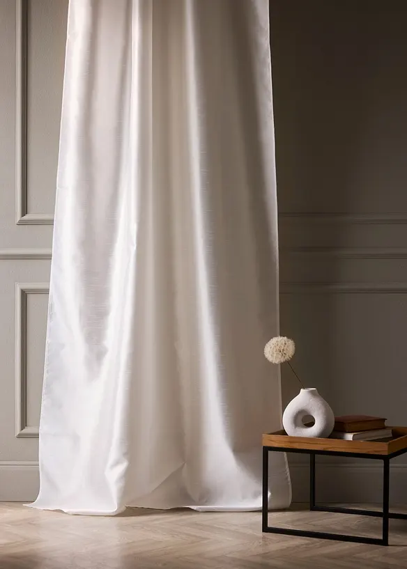 Gardin med lett glans, f&aring;s ogs&aring; i ekstra lang (1-pack), bonprix