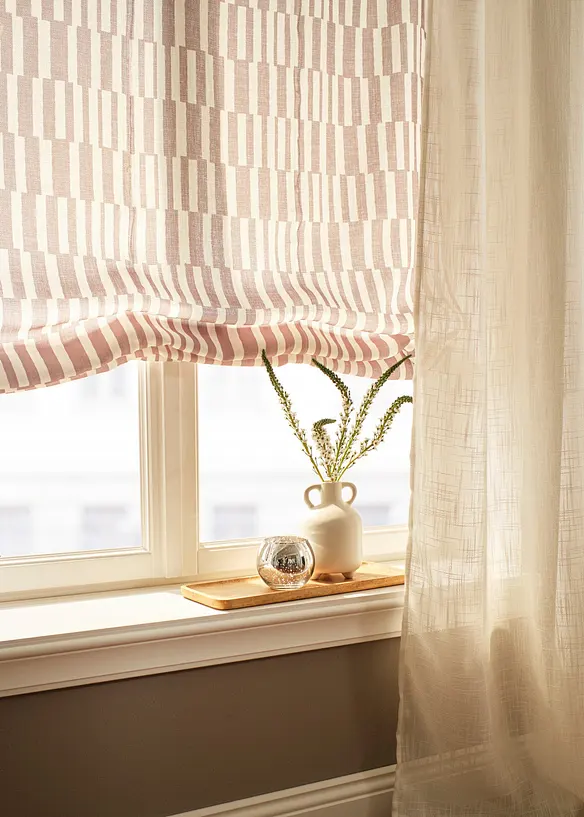 Liftgardin med stripem&oslash;nster, bonprix