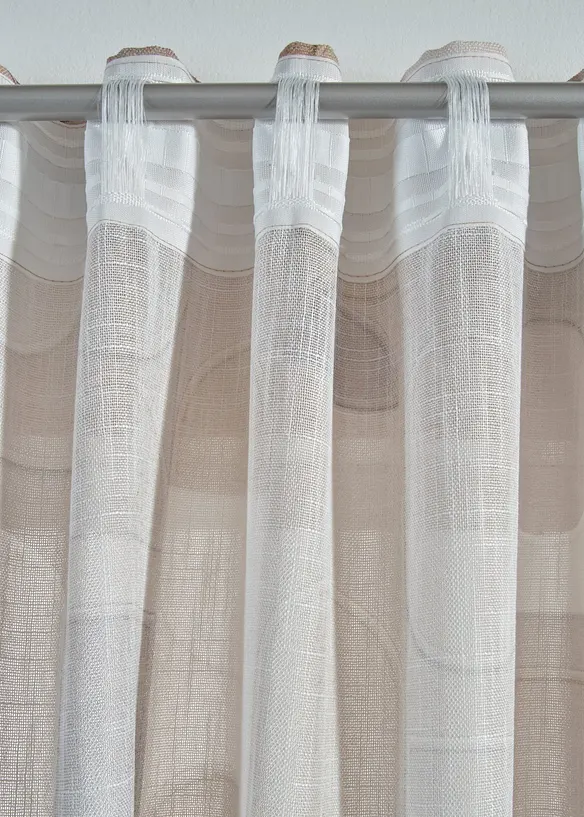 Gardin med resirkulert polyester (1-pack), bonprix