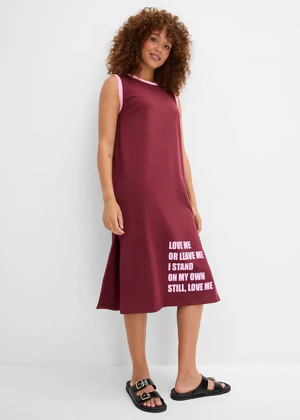 Jerseykjole i 100% &oslash;kologisk bomull, bonprix