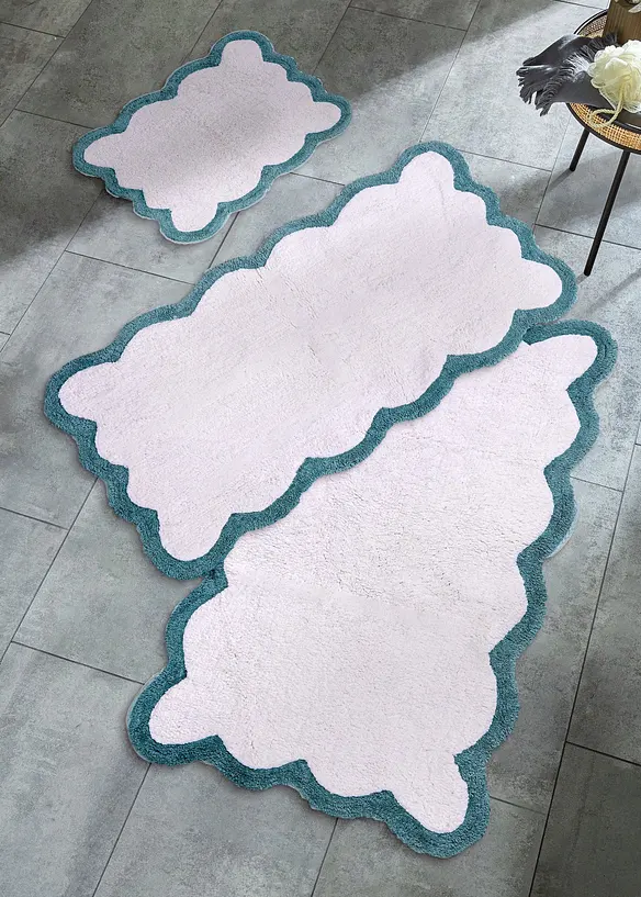 Badematte med resirkulert bomull, bonprix