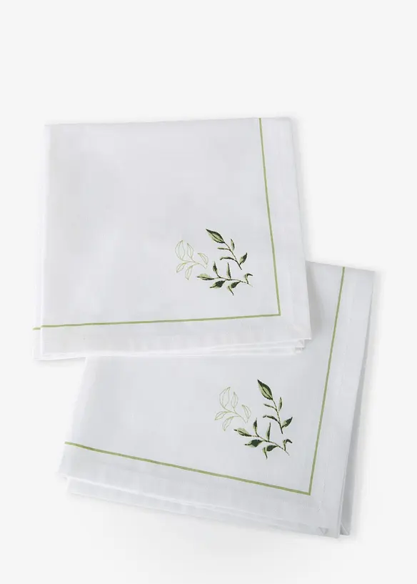 T&oslash;yservietter i &oslash;kologisk bomull (2-pack), bonprix