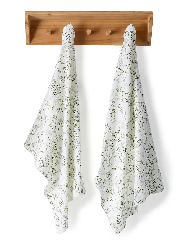 Kj&oslash;kkenh&aring;ndkl&aelig;r i &oslash;kologisk bomull (2-pack), bonprix