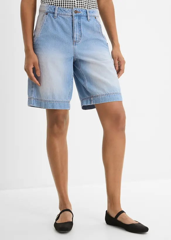Lett jeans-bermudashorts Mid Waist, bonprix
