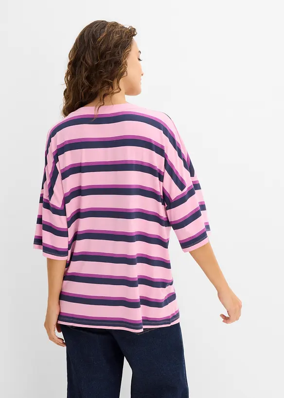 Oversized topp i viskose med pent fall, bonprix