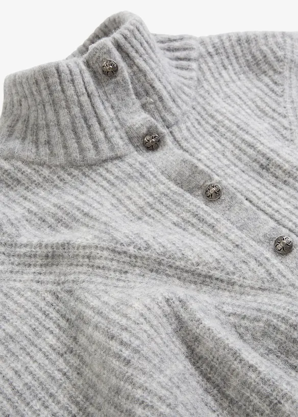 Oversized ullgenser med alpakka, bonprix