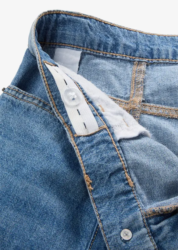 Lett jeanskj&oslash;rt med regulerbar linning, bonprix