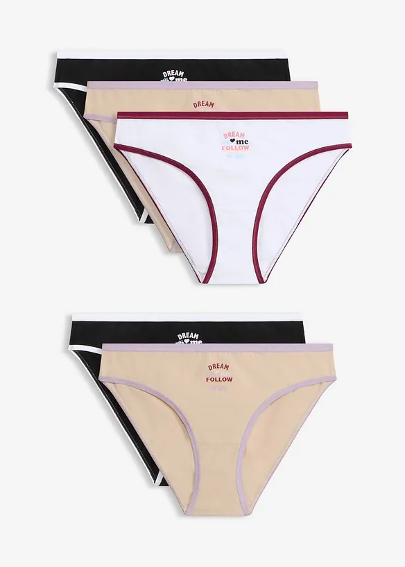 Truse med myk bomull (5-pack), bonprix