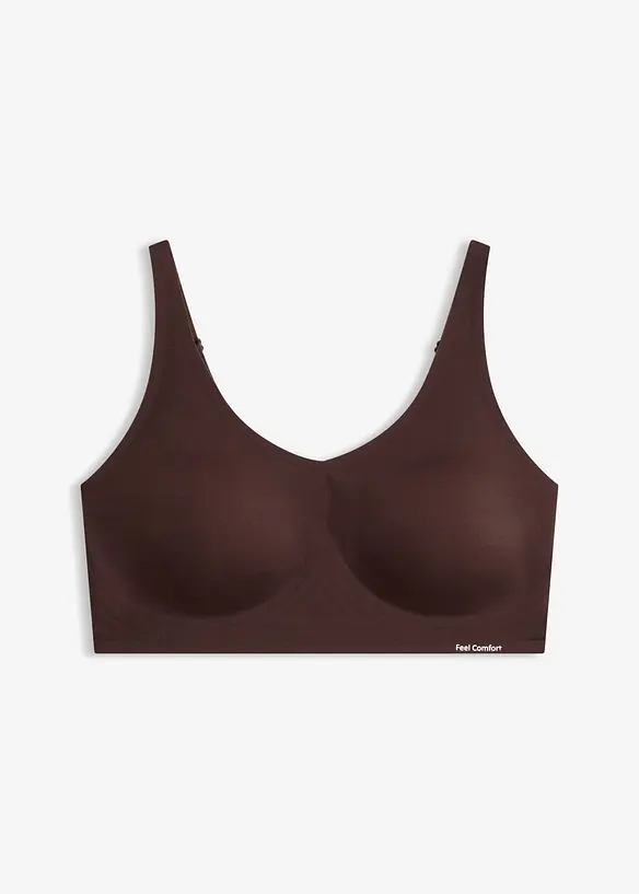 Vattert Feel Comfort Lasercut-BH uten spiler, med Jellyglue, bonprix