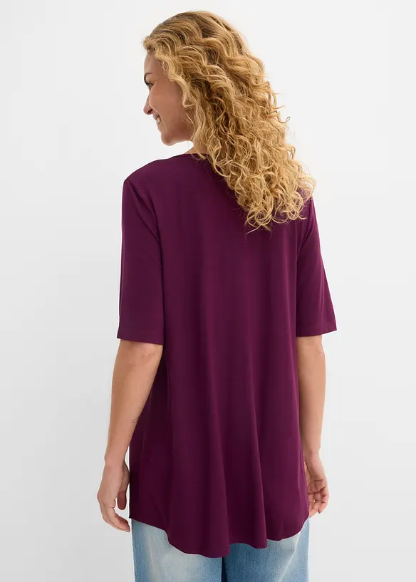 Lang topp i myk viskose, bonprix