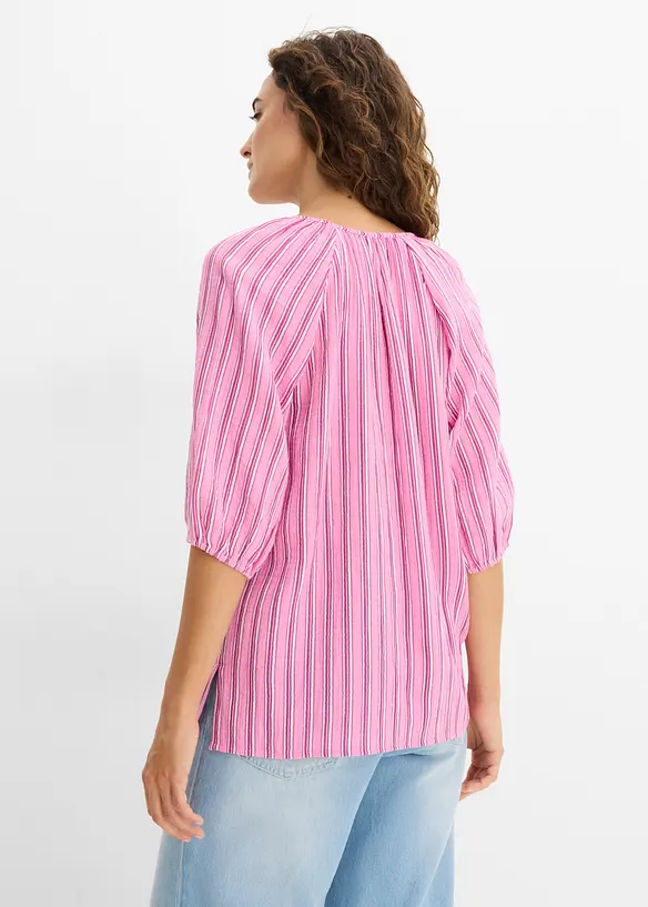 Bluse i myk musselin, bonprix