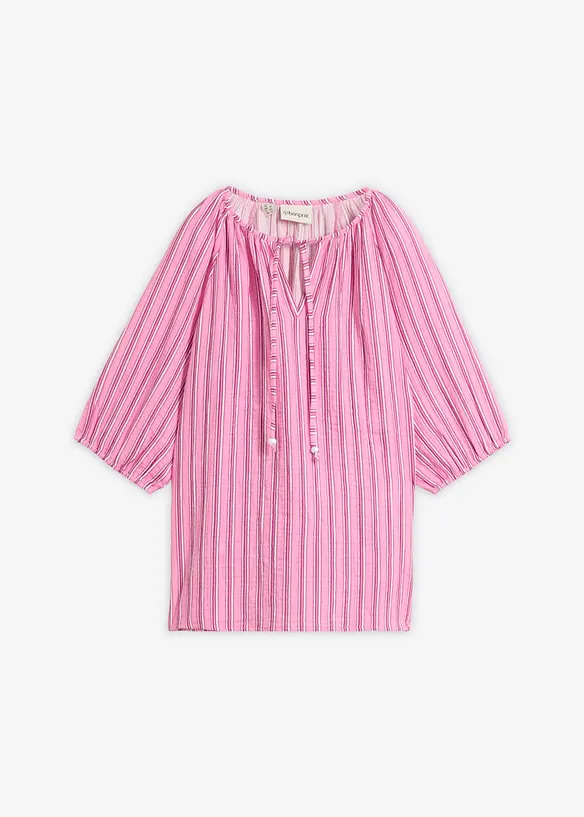 Bluse i myk musselin, bonprix