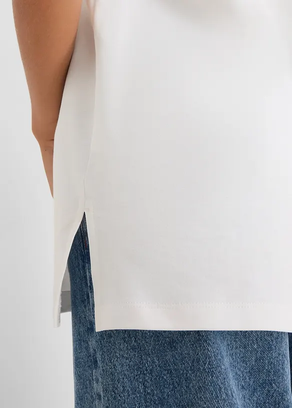 Lang topp i interlock, bonprix
