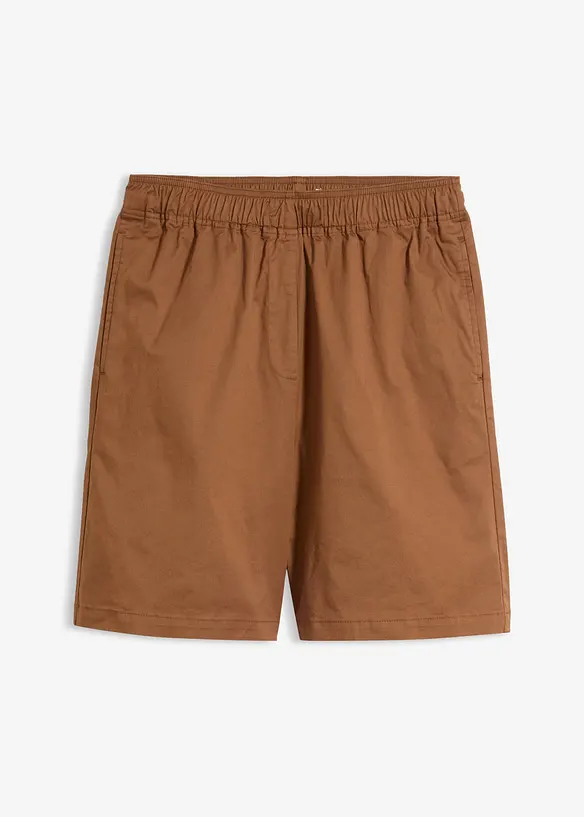 Pull on-shorts i bomullsmiks, bonprix