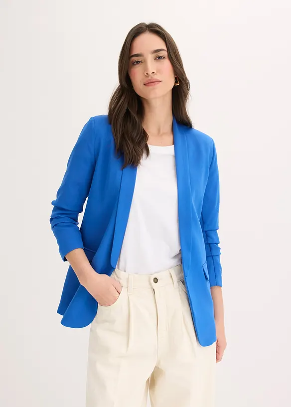 Blazer med rynking, bonprix
