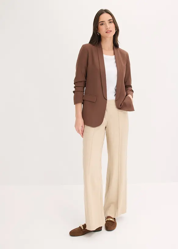 Blazer med rynking, bonprix