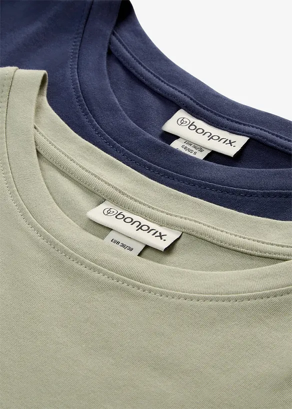 T-skjortekjole (2-pack), bonprix