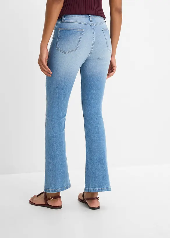 Bootcut-jeans High Waist, komfort stretch, bonprix