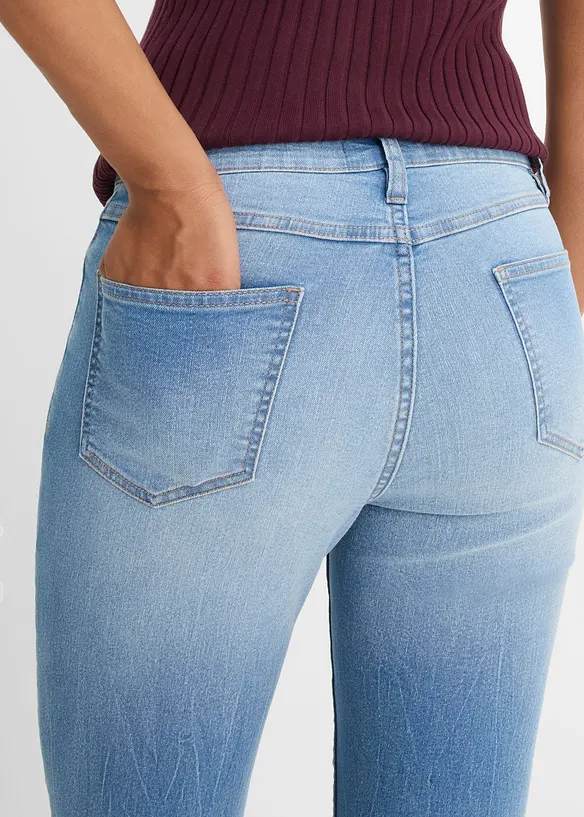 Bootcut-jeans High Waist, komfort stretch, bonprix