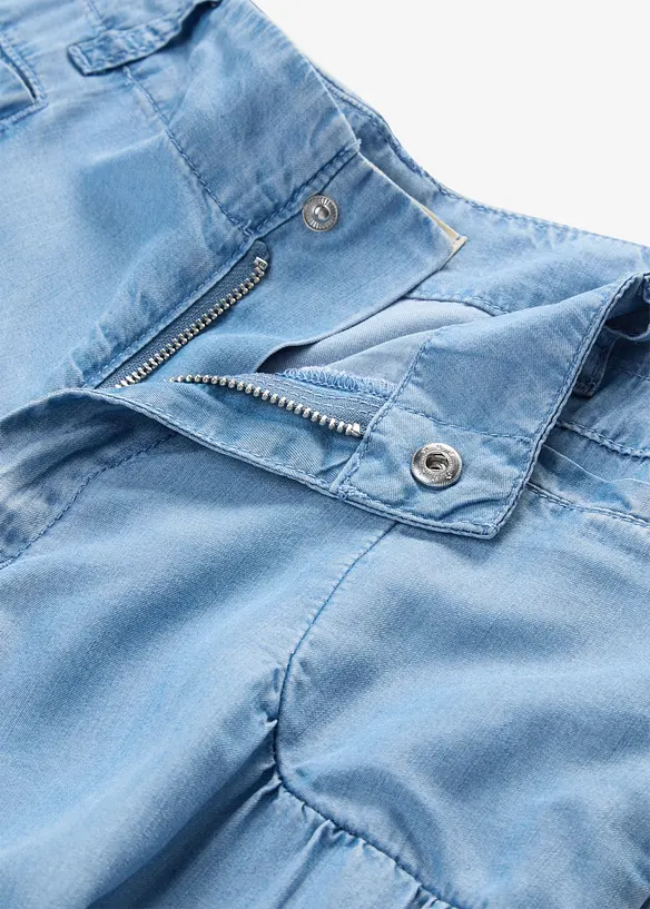 Wide Leg-bukse i lett lyocell, bonprix
