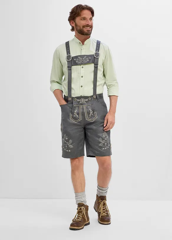 Drakt-shorts av imitert skinn, bonprix