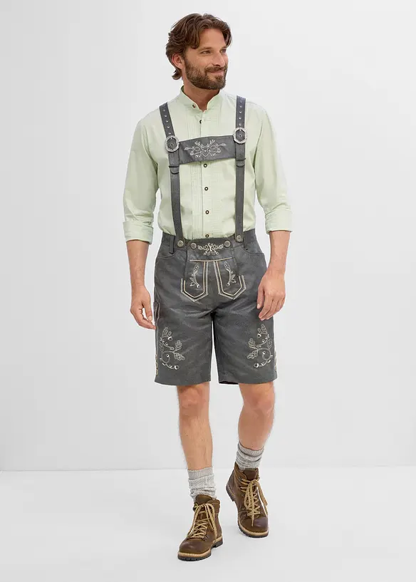 Drakt-shorts av imitert skinn, bonprix