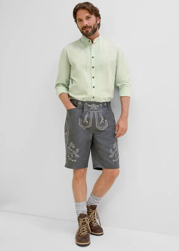 Drakt-shorts av imitert skinn, bonprix