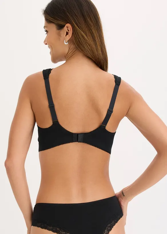 Minimizer-T-skjorte-BH uten spiler med &oslash;kologisk bomull (2-pack), bonprix