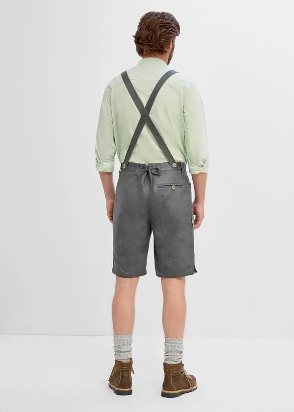 Drakt-shorts av imitert skinn, bonprix