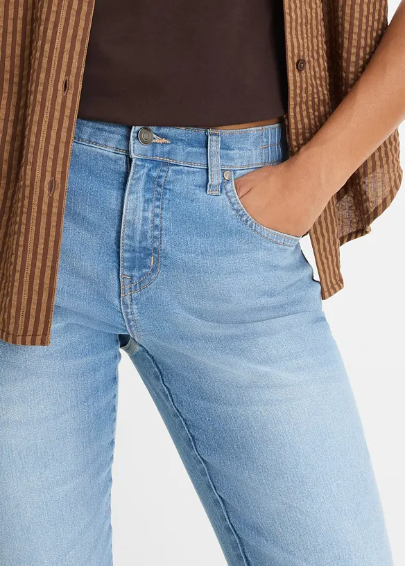 Straight-jeans Mid waist, cropped, bonprix