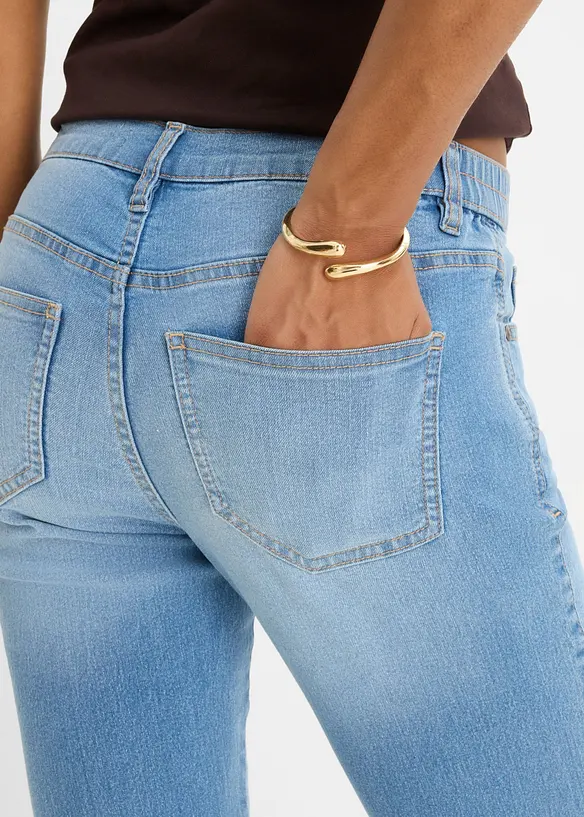 Straight-jeans Mid waist, cropped, bonprix