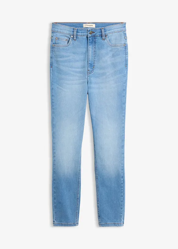 Skinny-Jeans High Waist cropped, bonprix